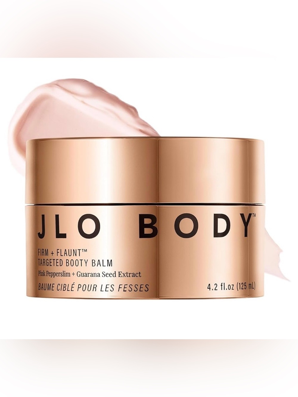JLO BODY Firm + Flaunt Targeted Booty Balm, For Booty, hips & Thighs NWT 4.2 oz